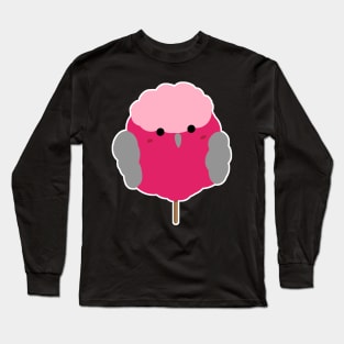 Fluffy cotton candy galah cockatoo Long Sleeve T-Shirt